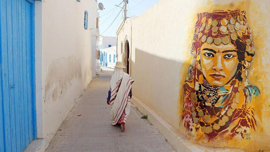 Wostel Djerba Apartment Erriadh Bagian luar foto